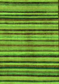 Oriental Green Modern Rug, abs283grn