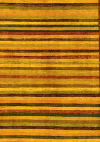 Oriental Yellow Modern Rug, abs283yw