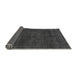 Sideview of Abstract Gray Modern Rug, abs2840gry