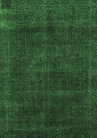 Abstract Emerald Green Modern Rug, abs2840emgrn