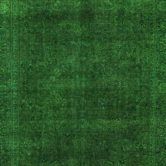Abstract Green Modern Rug, abs2840grn