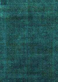 Abstract Turquoise Modern Rug, abs2840turq