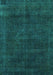 Abstract Turquoise Modern Rug, abs2840turq