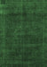 Machine Washable Abstract Emerald Green Modern Area Rugs, wshabs2840emgrn