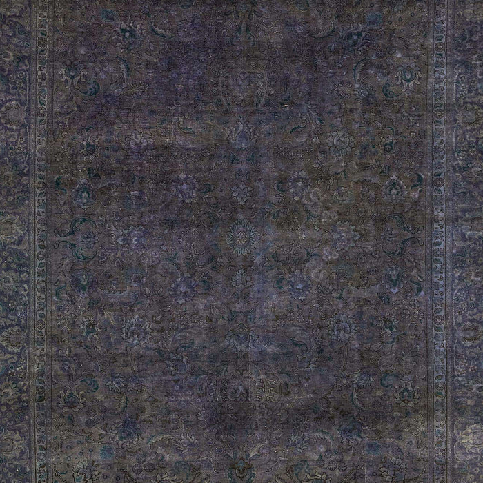 Machine Washable Abstract Gunmetal Green Rug, wshabs2840