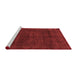 Modern Red Washable Rugs