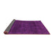 Sideview of Abstract Pink Modern Rug, abs2840pnk