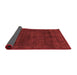 Abstract Red Modern Area Rugs