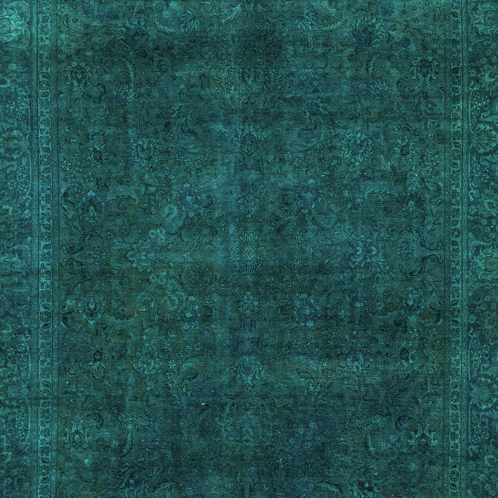Machine Washable Abstract Turquoise Modern Area Rugs, wshabs2840turq
