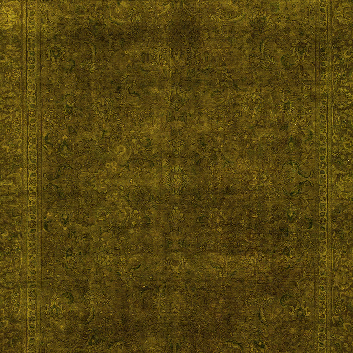 Abstract Yellow Modern Rug, abs2840yw