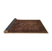 Sideview of Abstract Brown Modern Rug, abs2841brn