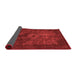 Abstract Red Modern Area Rugs