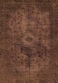 Abstract Brown Modern Rug, abs2841brn