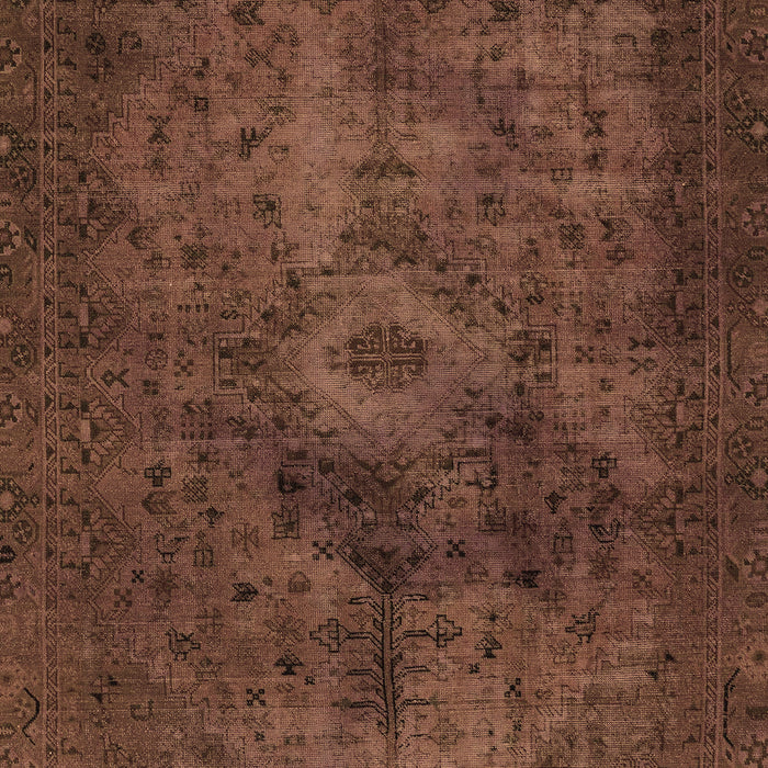 Abstract Brown Modern Rug, abs2841brn