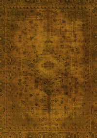 Abstract Yellow Modern Rug, abs2841yw