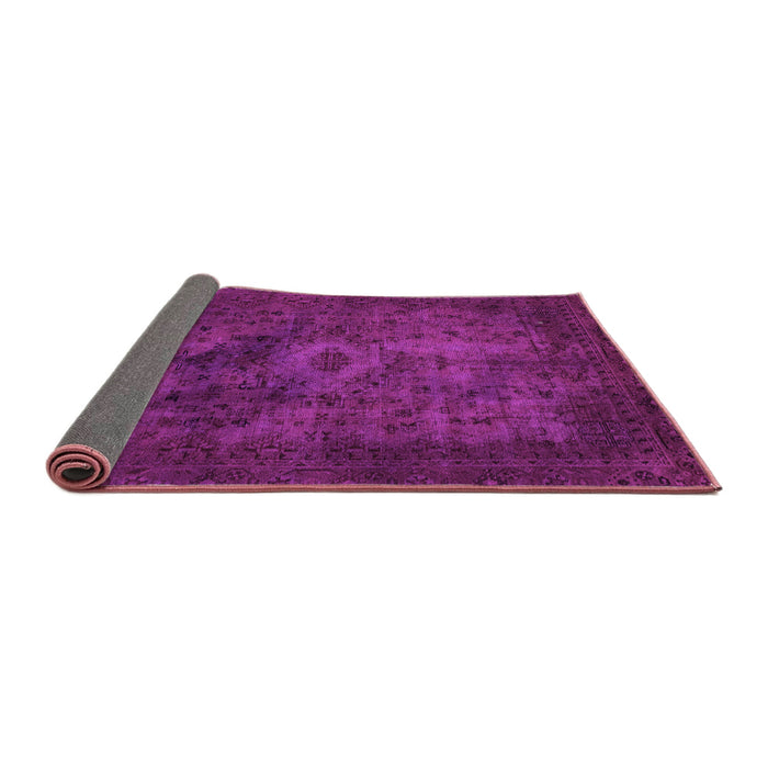 Sideview of Abstract Pink Modern Rug, abs2841pnk