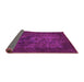 Sideview of Abstract Pink Modern Rug, abs2841pnk