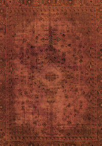 Abstract Orange Modern Rug, abs2841org