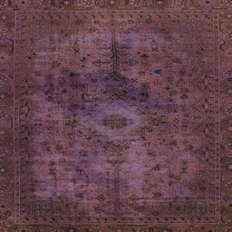 Square Abstract Red Modern Rug, abs2841