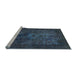 Sideview of Machine Washable Abstract Light Blue Modern Rug, wshabs2841lblu