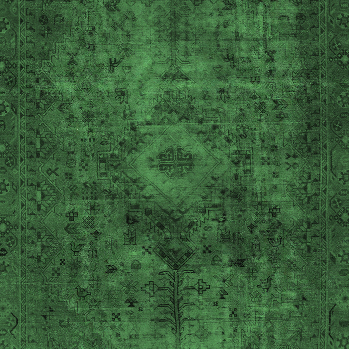 Abstract Emerald Green Modern Rug, abs2841emgrn
