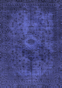 Abstract Blue Modern Rug, abs2841blu