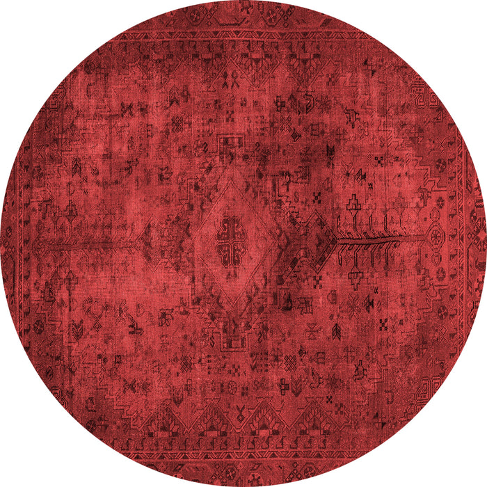 Abstract Red Modern Rug, abs2841red