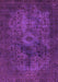 Machine Washable Abstract Purple Modern Area Rugs, wshabs2841pur