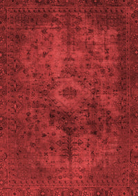 Abstract Red Modern Rug, abs2841red