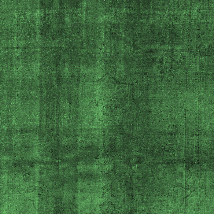 Machine Washable Abstract Emerald Green Modern Area Rugs, wshabs2842emgrn