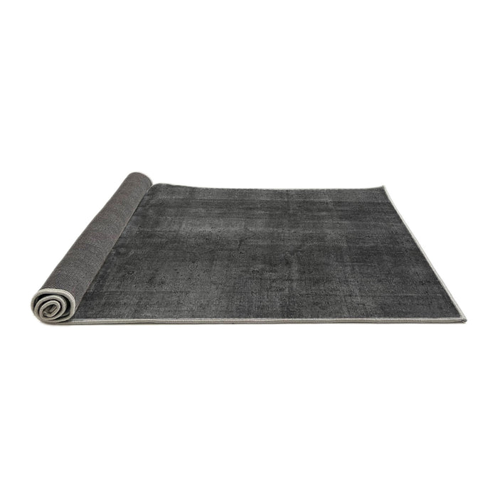 Sideview of Abstract Gray Modern Rug, abs2842gry