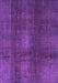 Machine Washable Abstract Purple Modern Area Rugs, wshabs2842pur