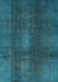 Abstract Light Blue Modern Rug, abs2842lblu