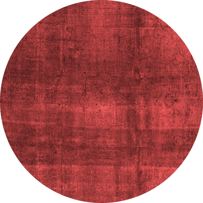 Machine Washable Abstract Red Modern Rug, wshabs2842red
