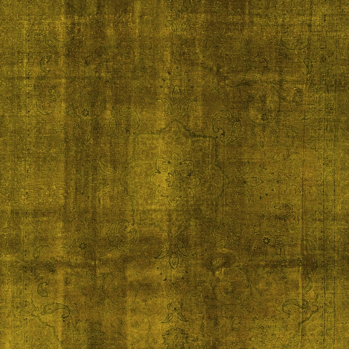 Abstract Yellow Modern Rug, abs2842yw