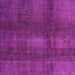 Square Abstract Pink Modern Rug, abs2842pnk