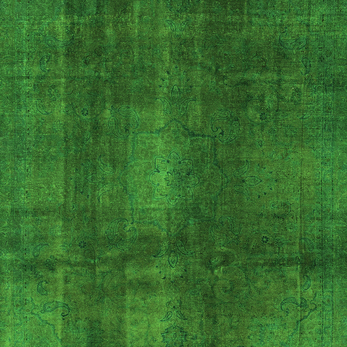 Abstract Green Modern Rug, abs2842grn