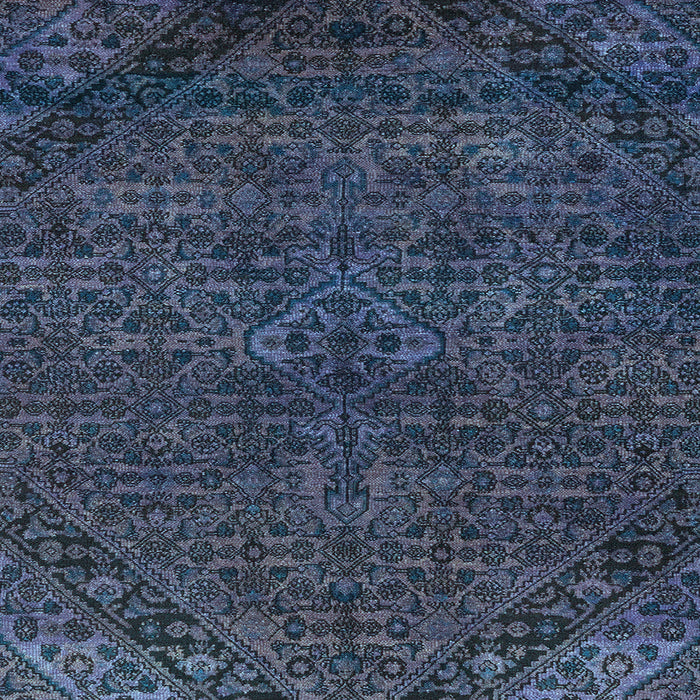 Square Abstract Light Blue Modern Rug, abs2843lblu