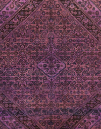 Machine Washable Abstract Purple Lily Purple Rug, wshabs2843