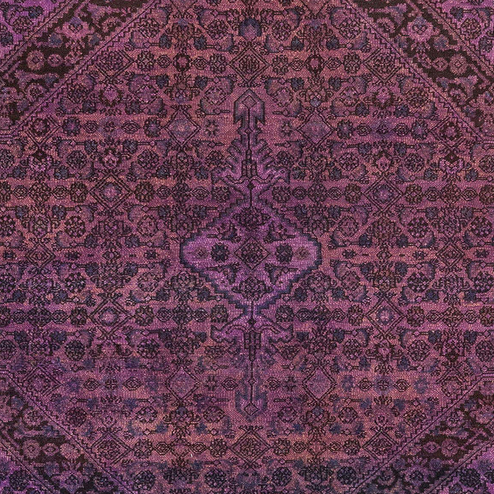 Machine Washable Abstract Purple Lily Purple Rug, wshabs2843