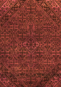 Abstract Orange Modern Rug, abs2843org