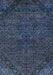 Machine Washable Abstract Light Blue Modern Rug, wshabs2843lblu