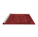 Modern Red Washable Rugs