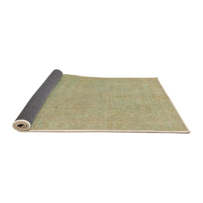 Sideview of Abstract Copper Green Oriental Rug, abs2844