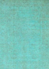 Oriental Light Blue Traditional Rug, abs2844lblu