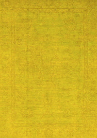 Oriental Yellow Traditional Rug, abs2844yw