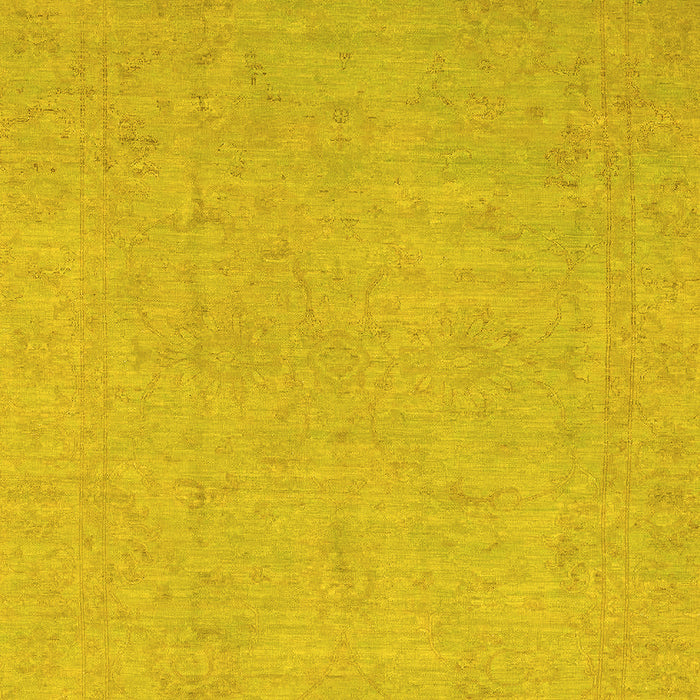 Oriental Yellow Traditional Rug, abs2844yw