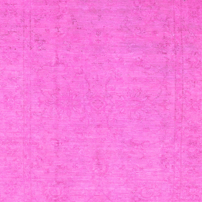 Machine Washable Oriental Pink Traditional Rug, wshabs2844pnk