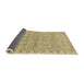 Sideview of Abstract Dark Brown Modern Rug, abs2845