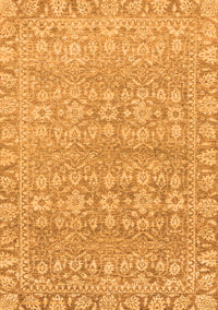 Abstract Orange Modern Rug, abs2845org